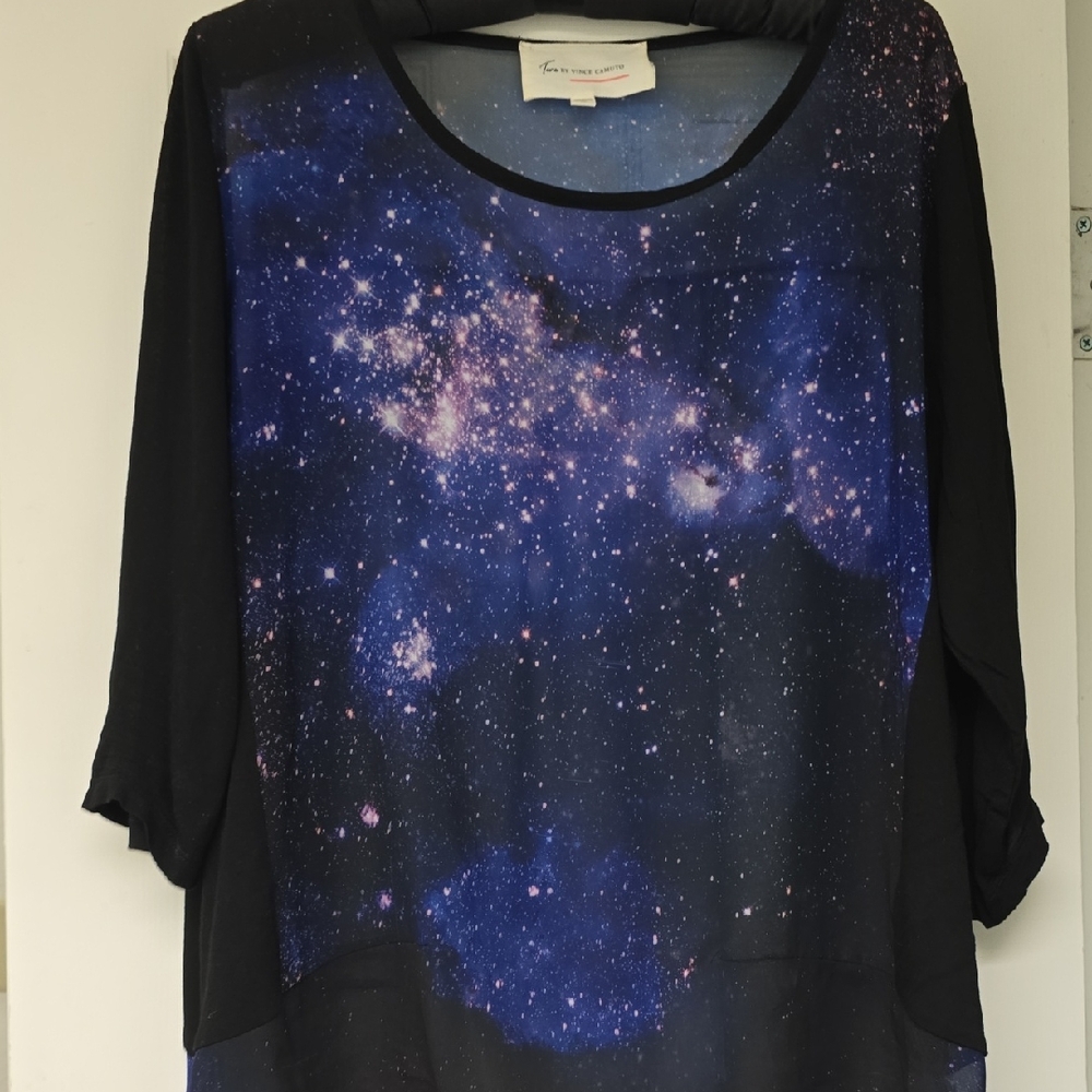 Galaxy 🌌 Blouse By Vince Camuto